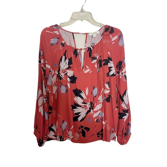 Yumi Kim NWOT Sienna Fiesta Cinnamon Raven Floral Top Size Small Boho Feminine - Picture 1 of 7